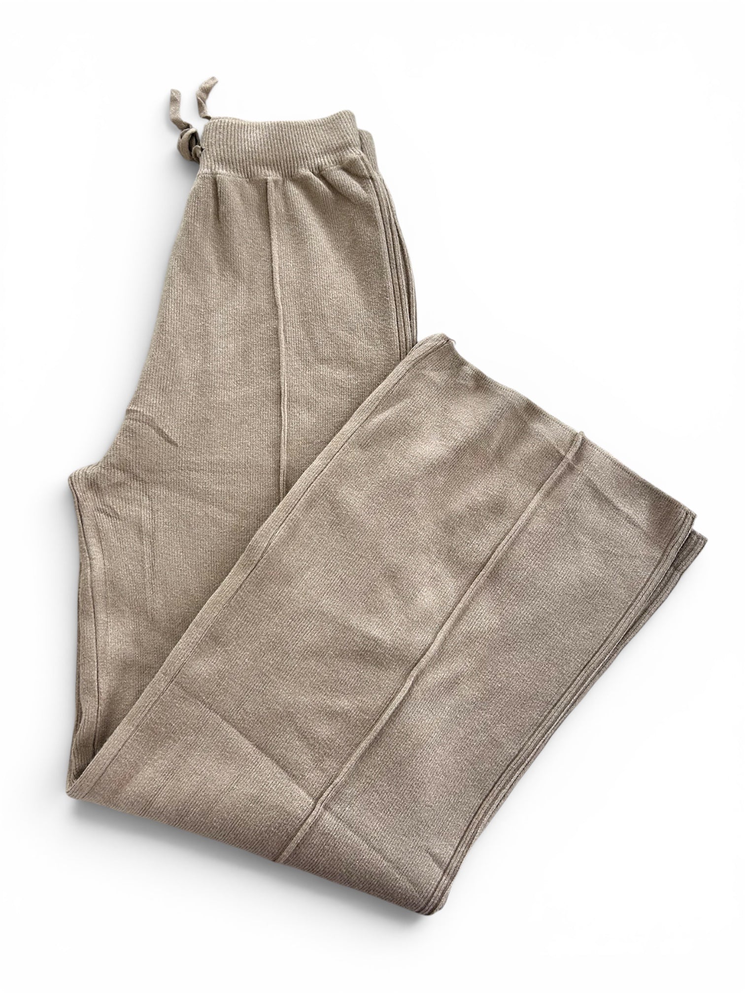 Pantalón de lanilla palazzo