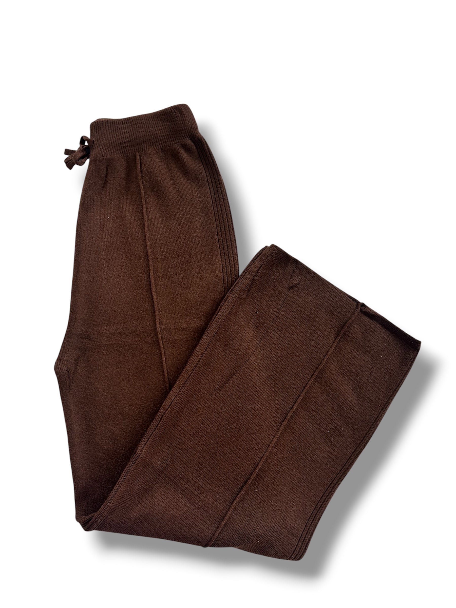 Pantalón de lanilla palazzo