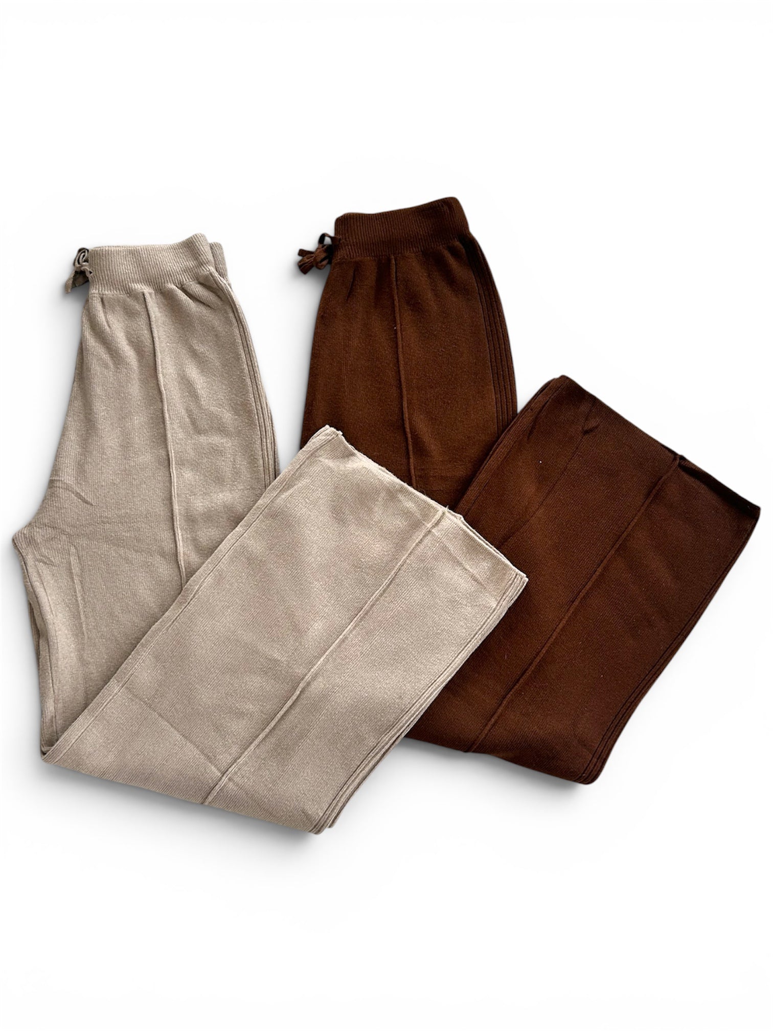 Pantalón de lanilla palazzo
